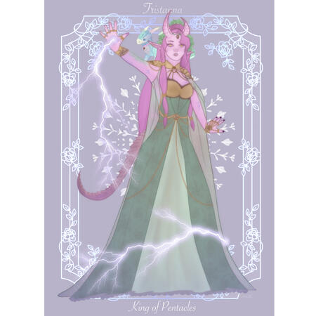 DnD character Tarot card